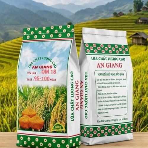Bao lúa giống ghép màng 1 mặt in Flexo 1 mặt