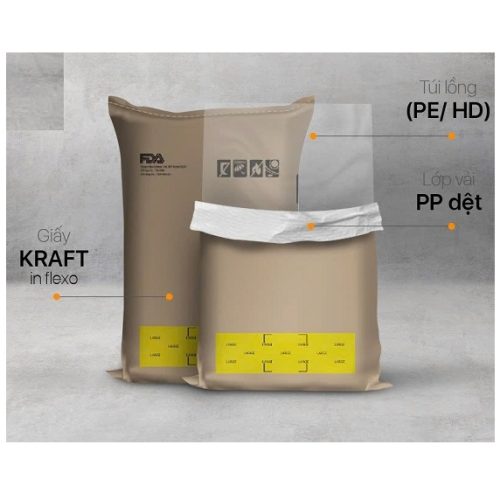 Bao PP dệt ghép giấy Kraft